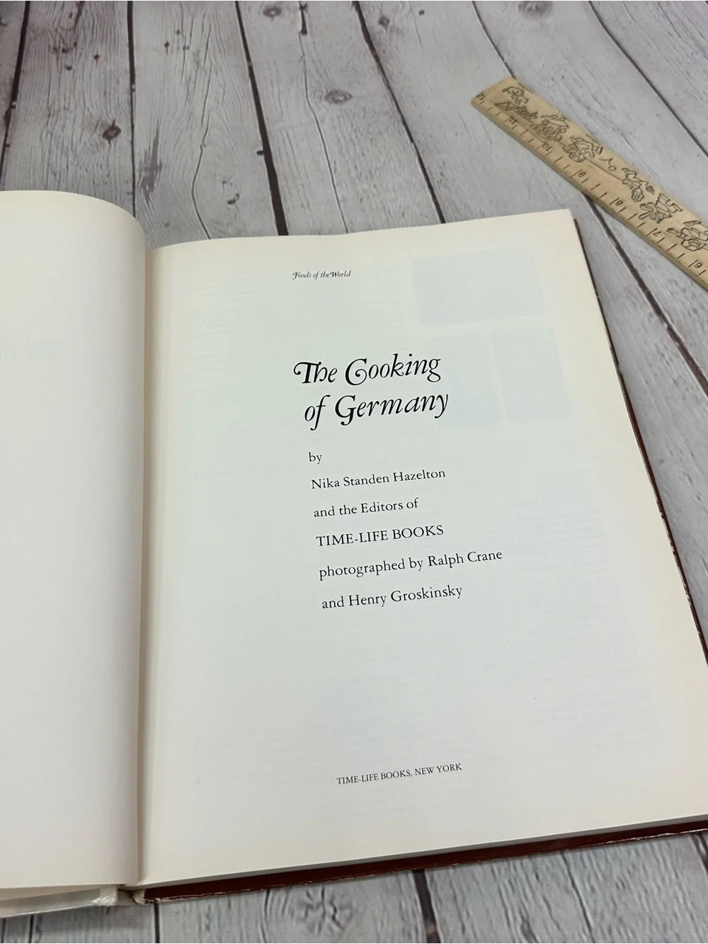 vtg 72 time life Foods of the World cooking of germany country cottage hardback